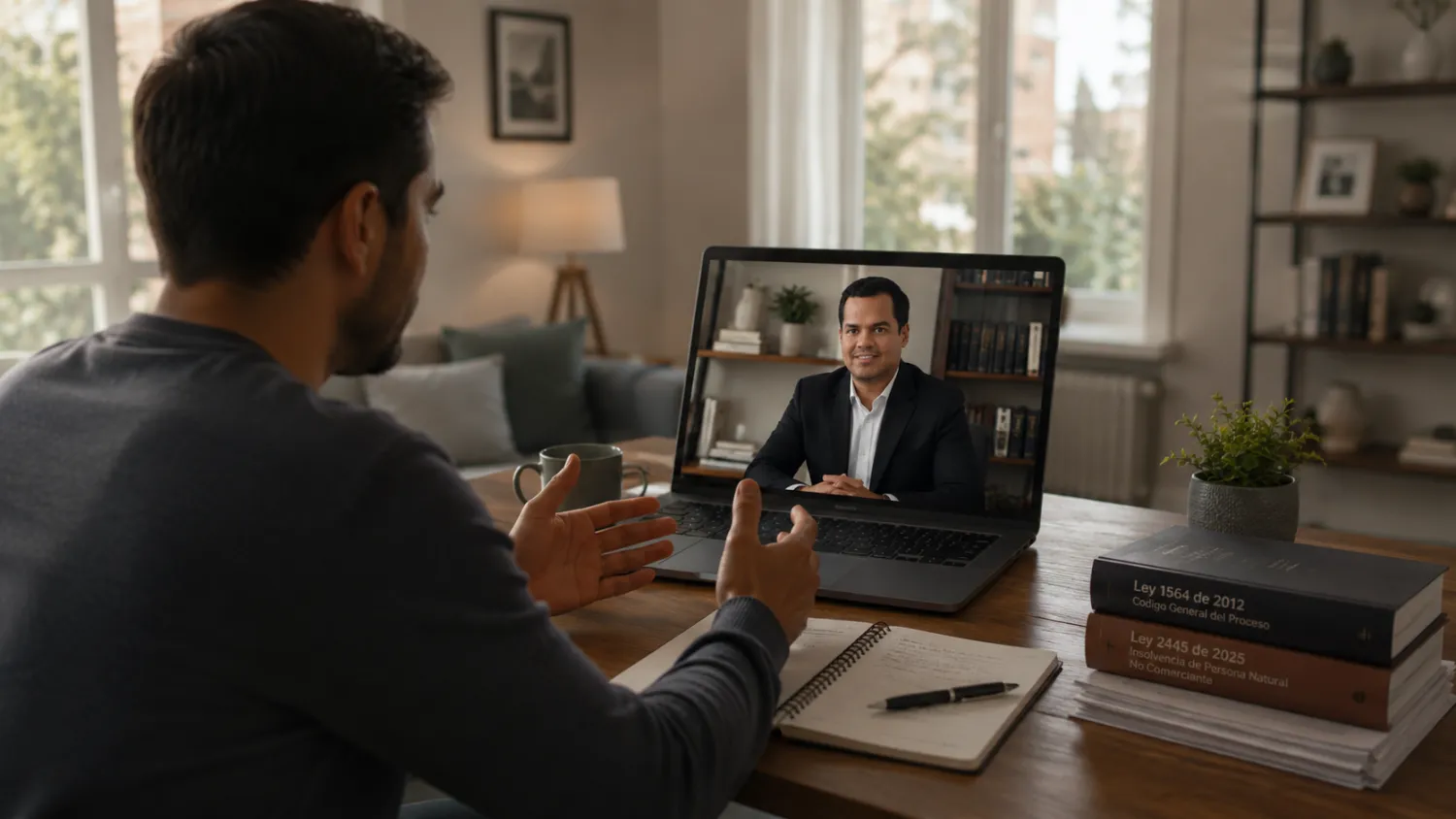 Videollamada de asesoria legal con MP Asistencias Legales