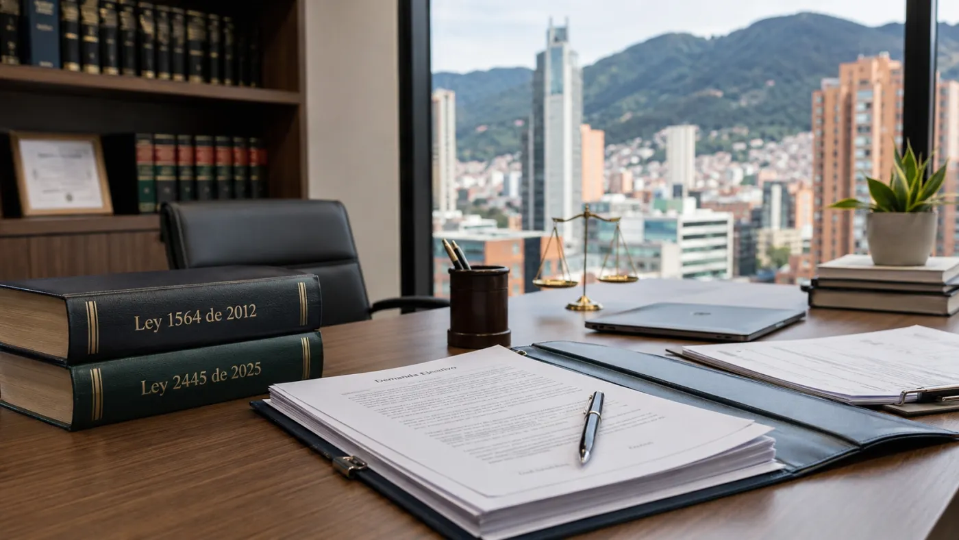 Codigos y libros de la Ley 1564 de 2012 y la Ley 2445 de 2025
